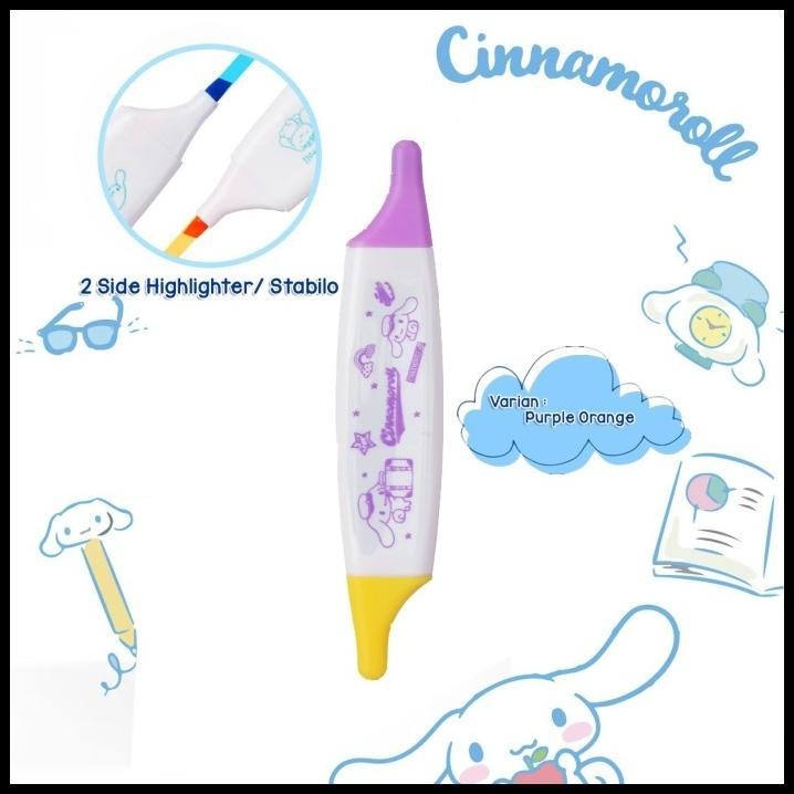 

HOT DEAL STABBILO CINAMOROL HIGHLIGHTER SANRIO CINAMOROL SPIDOL WARNA STABILO !!!!!