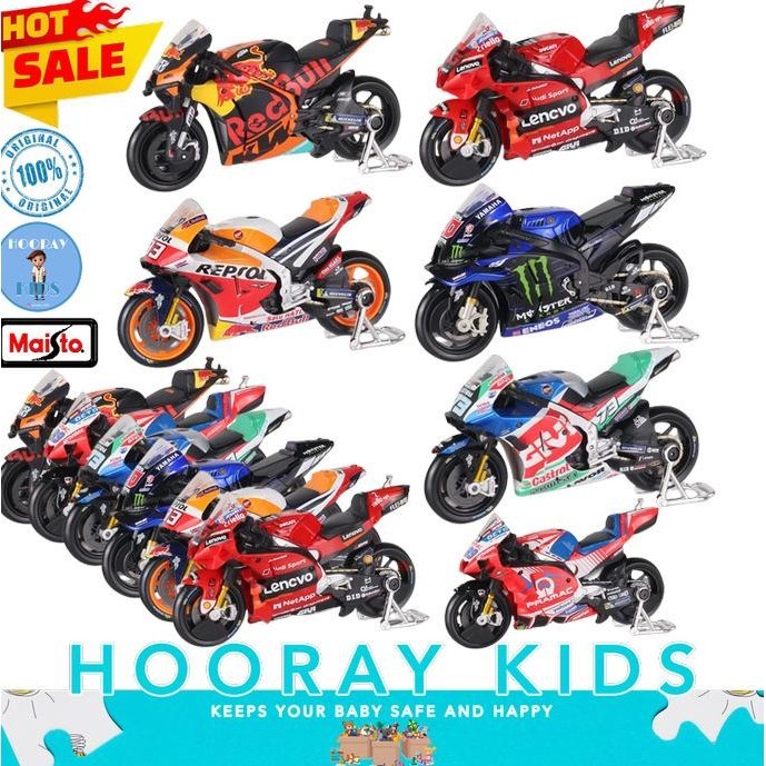 MAINAN MOTOR MOTO GP HONDA YAMAHA DUCATI KTM DIECAST MAISTO ORIGINAL