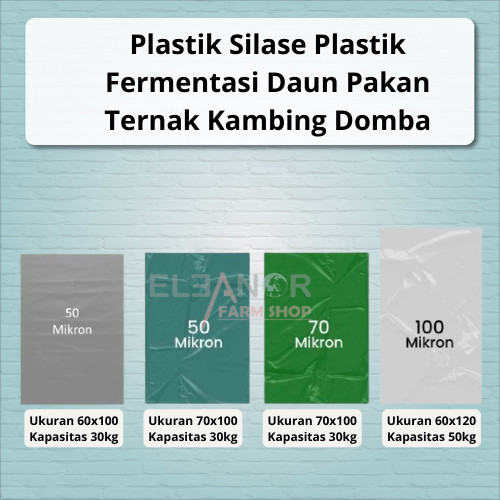 {{{{}}] Plastik Pakan Silase Fermentasi Ternak Kambing Domba Sapi