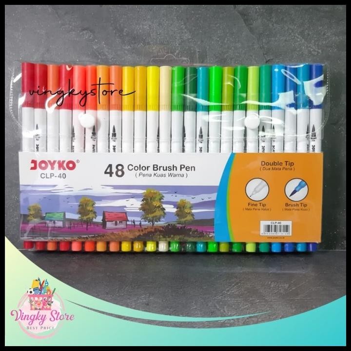 

COLOR BRUSH PEN / PENA KUAS WARNA CLP-40 48 WARNA JOYKO