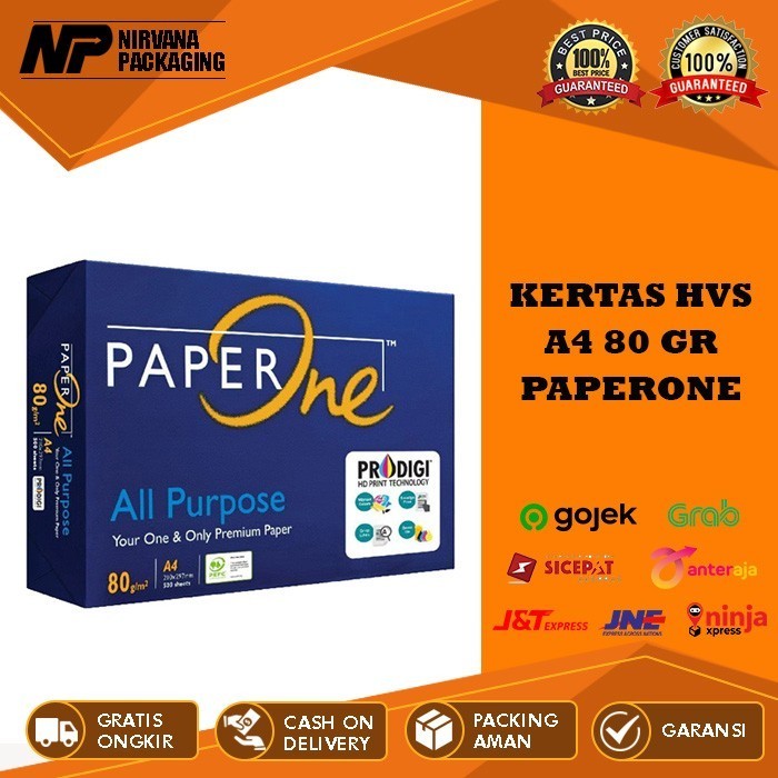 

Kertas Hvs A4 Rone 80Gr R One Print Fotocopy 1 Rim