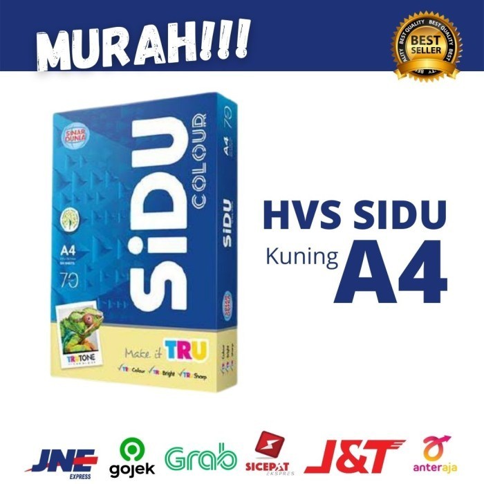 

Kertas Hvs A4 Sidu Warna 1 Rim