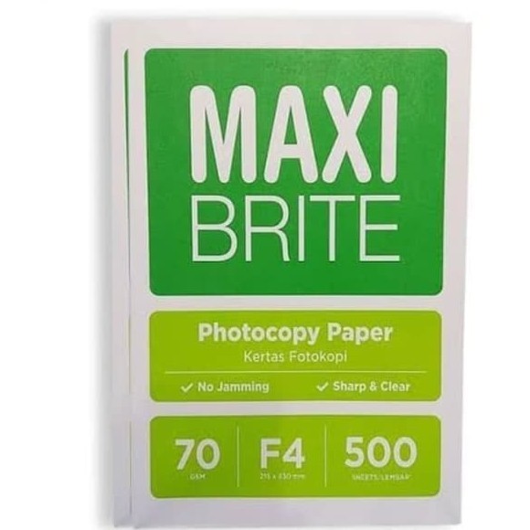 

Khusus Gosend/Grab Kertas Hvs Maxi Brite F4 70Gsm
