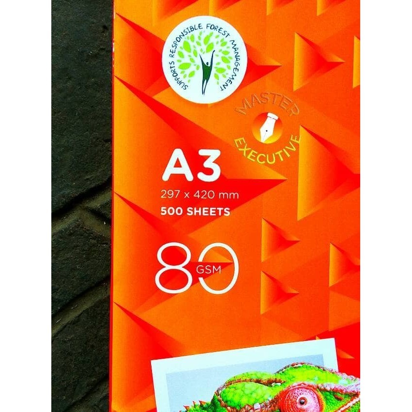 

Sinar Dunia / Sidu Kertas Hvs A3 80 Gsm 297 X 420 Mm