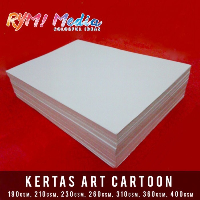 

Kertas Art Cartoon 210Gsm A4 (1 Rim/500 Lembar)