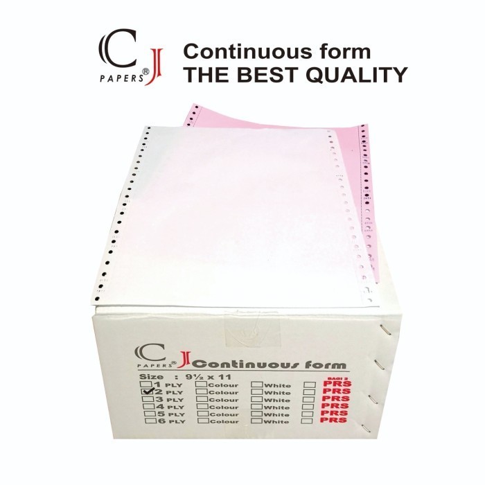 

Continuous Form 2 Ply Exo (9.5 X 11)