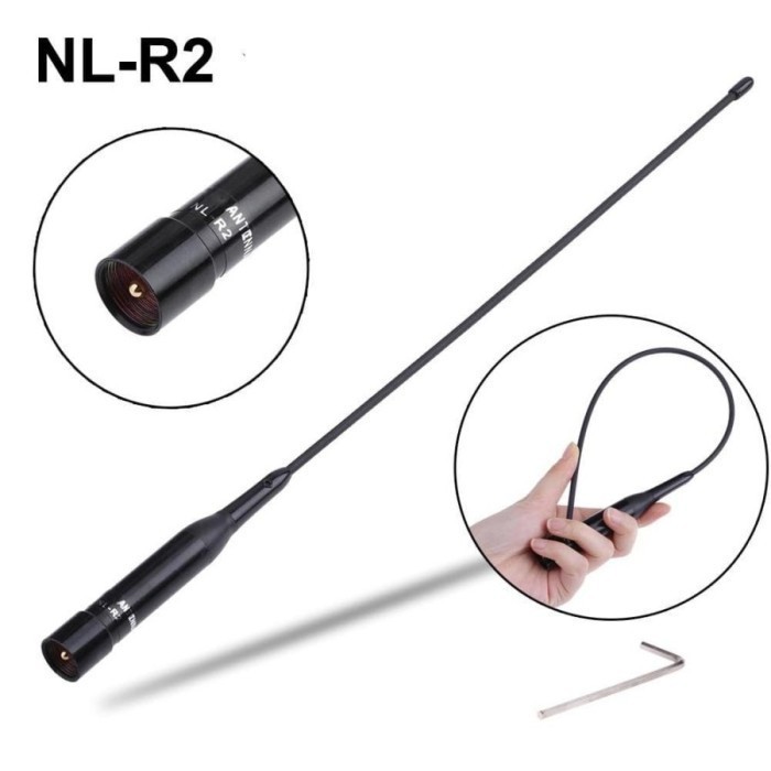 Ready Nagoya NLR2 Antena mobil VHF UHF Antena radio RIG Pendek mobil dualban