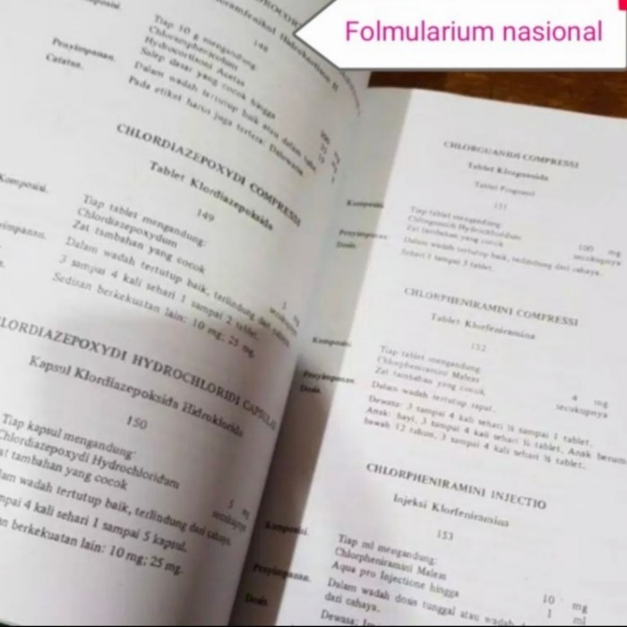 

5 Buku Farmasi Formularium Indonesia +Iso+ Imo+Fornas Dan Farmakope 3