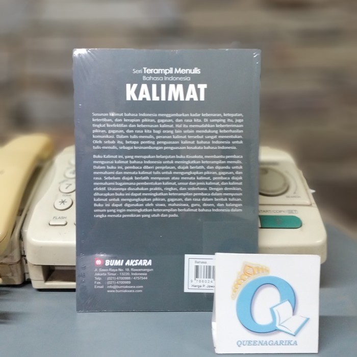 

Buku Original! Seri Terampil Menulis Bahasa Indonesia: Kalimat