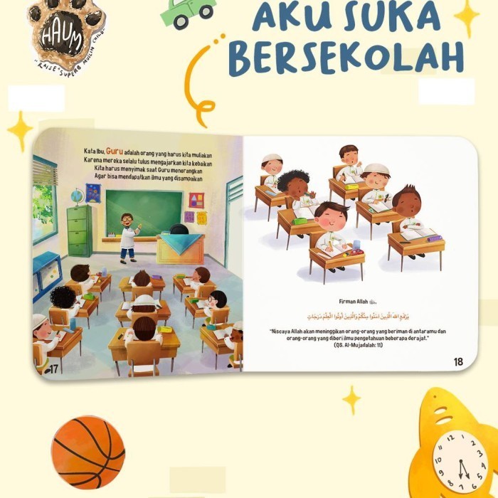 

Buku Anak Aku Suka Bersekolah (Boardbook)