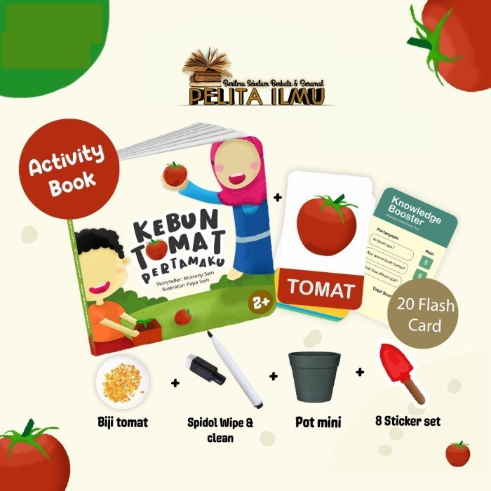 

Paket Buku Aktivitas Anak Kebun Tomat Pertamaku (Boardbook)