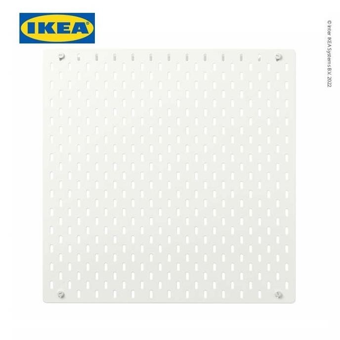 

IKEA SKDIS Papan Berlubang Pegboard Putih 56x56 cm