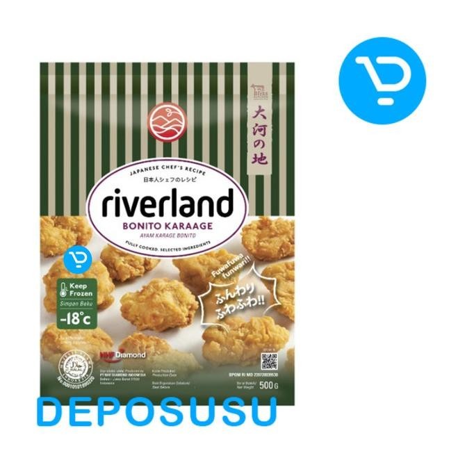 

RIVERLAND Ayam Karage KARAAGE CHICKEN / KARAAGE BONITO 500gr