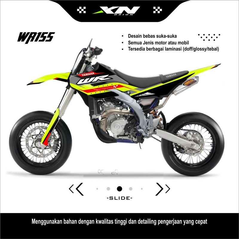 DECALS STICKER WR155 FULL BODY DEKAL SETIKER CUSTOM STIKER HOLOGRAM DESAIN TERBARU KEREN