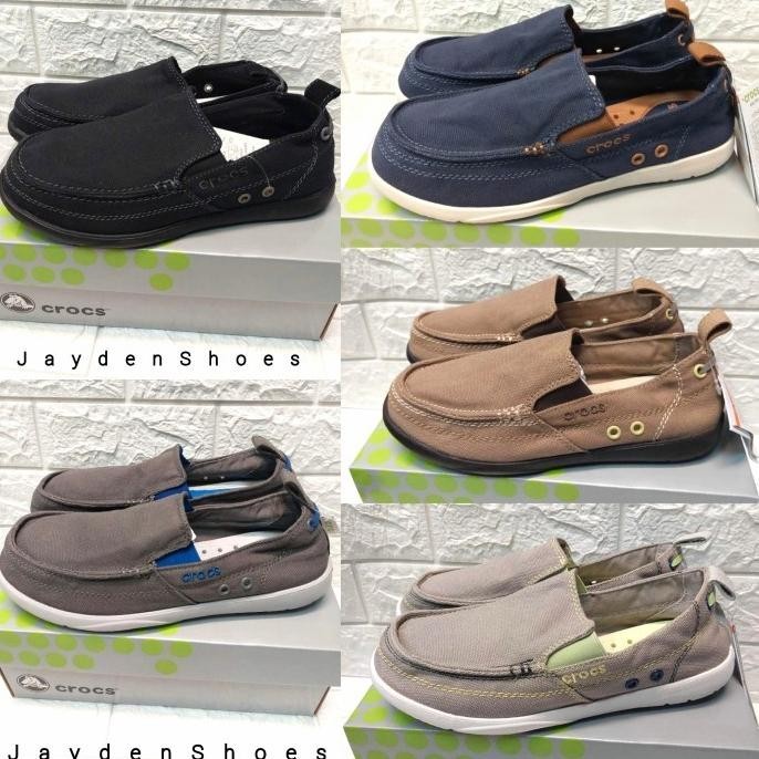 CROCS/CROCS WALU MAN/SEPATU PRIA/SLIP ON PRIA/CROCS PRIA/CROCS WALUMAN