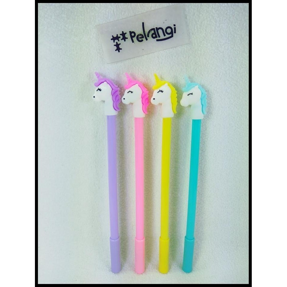 

HOT DEAL BOLPEN GEL KARAKTER KEPALA UNICORN 8717 ISI 4 PCS !