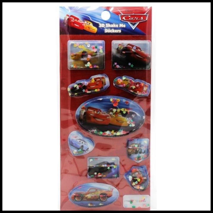 

DISKON DISNEY CARS 3D SHAKE ME STICKERS
