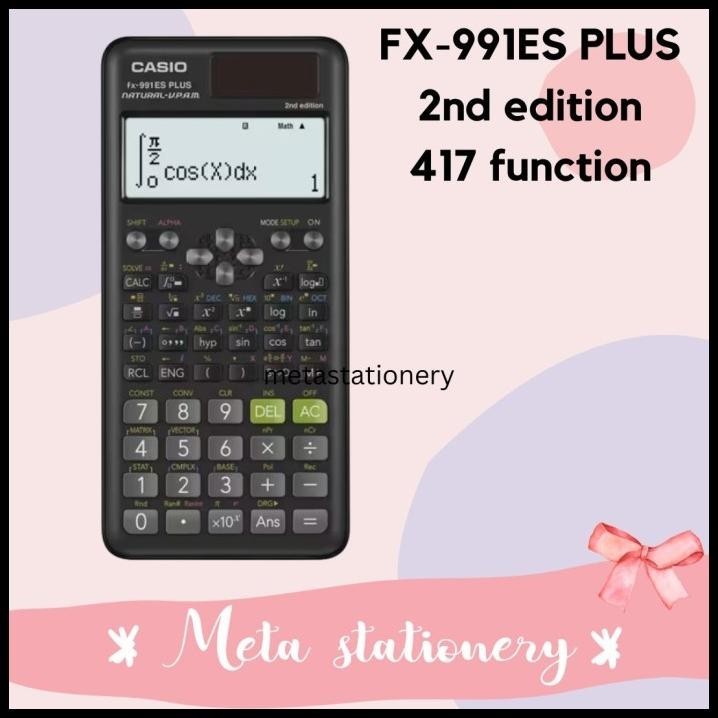 

TERMURAH CALCULATOR SCIENTIFIC / KALKULATOR ILMIAH CASIO FX-991ES 2ND EDITION !!!!!