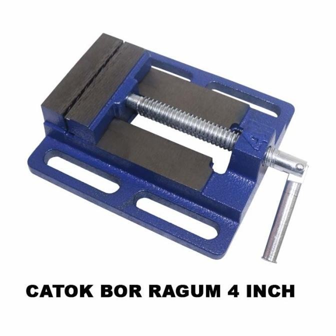 Eelic Cbr-4Inch Catok Mesin Bor Ragum Meja 4 Inch Catok Bor Duduk Penj