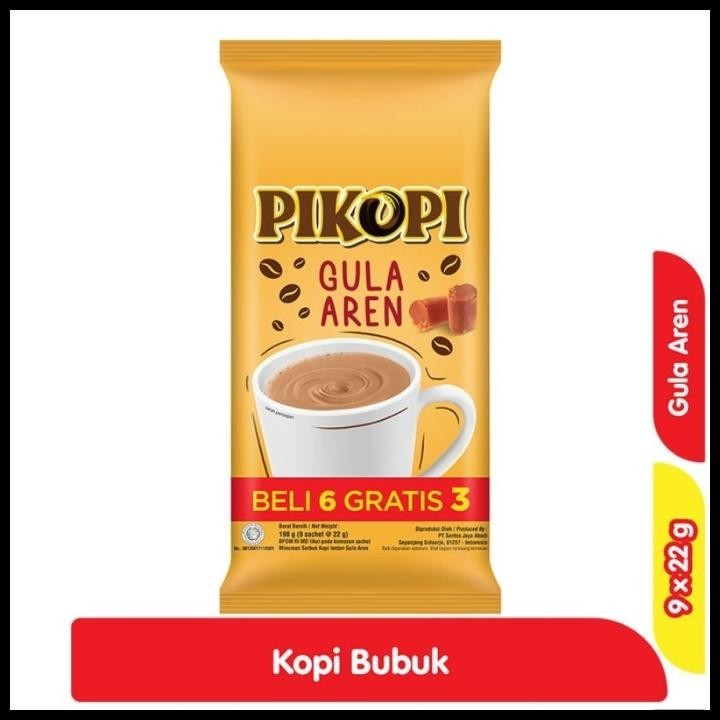 

GRATIS ONGKIR PIKOPI KOPI INSTAN GULA AREN 9 X 22 G !!!!!!