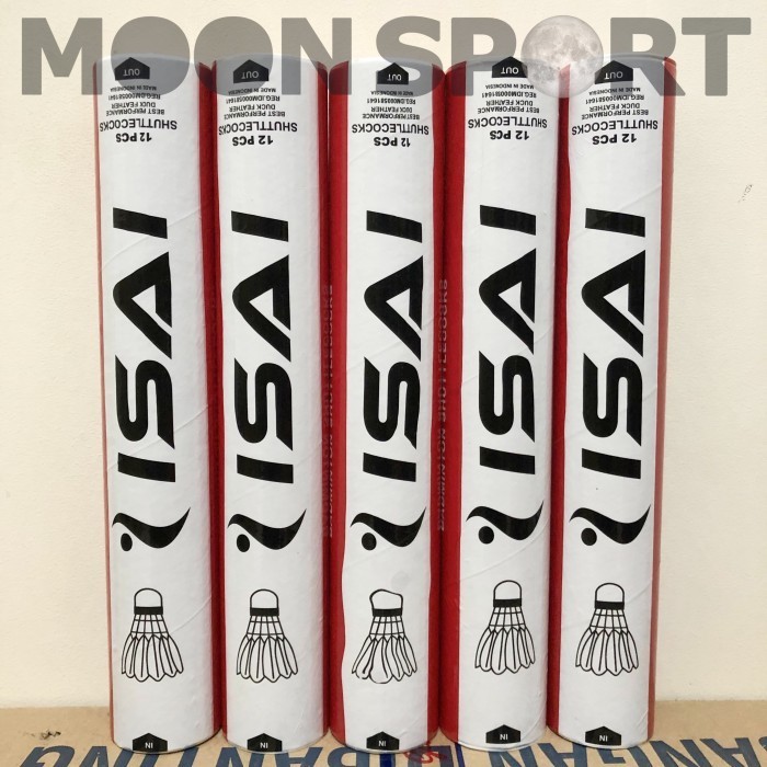 Shuttlecock Isai Merah Original- Isai Red Kock Badminton Kock