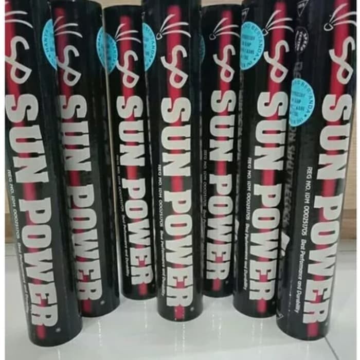 Shuttlecock Cock Badminton Bulutangkis Sun Power Sunpower Ori