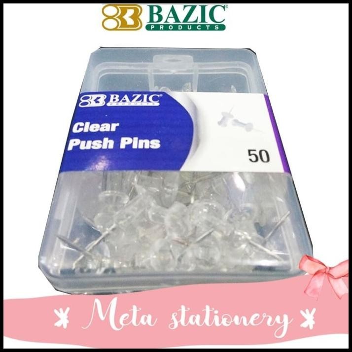 

GRATIS ONGKIR CLEAR PUSH PINS TRANSPARAN BAZIC 207 !!!!!!!