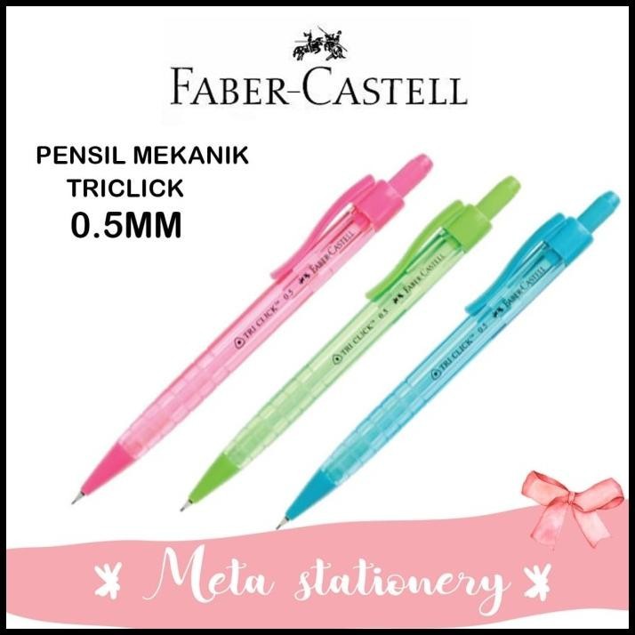 

GRATIS ONGKIR PENSIL MEKANIK TRICLICK 0.5 FABER CASTELL !