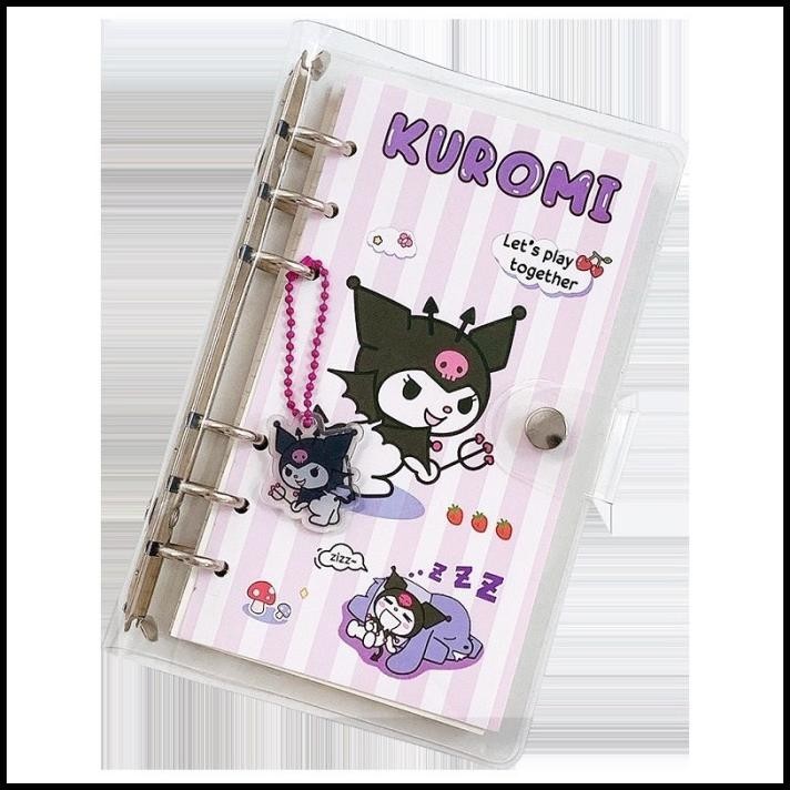 

TERBARU RING BINDER TRANSPARAN SET KUROMI CINAMOROLL JOURNALLING KIT JOURNAL