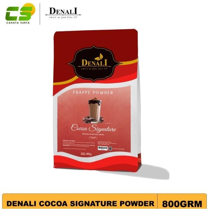 

TERBARU DENALI POWDER / BUBUK MINUMAN - COCOA SIGNATURE 800 GR !!!!!