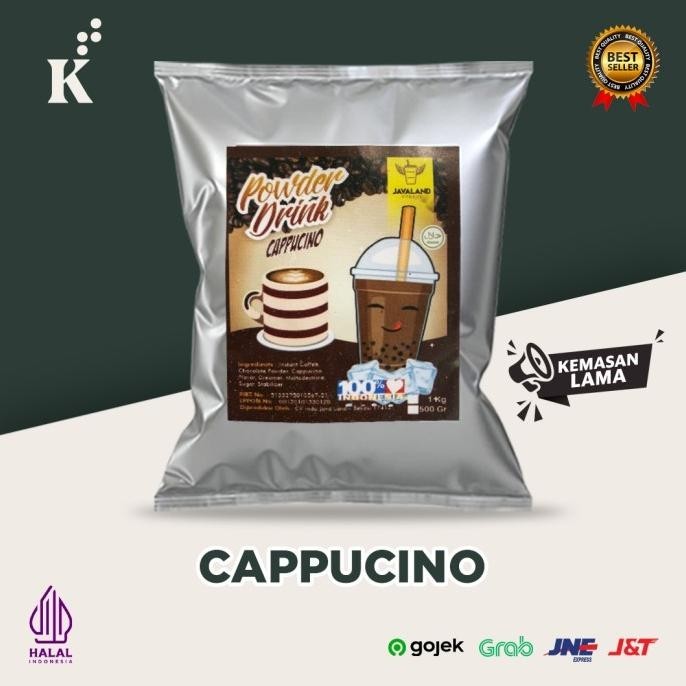 

TERBARU BUBUK MINUMAN BUBBLE POWDER DRINK CAPPUCCINO ORIGINAL JAVALAND 1KG !!!!!