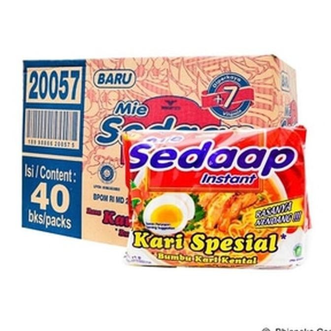 

BIG SALE MIE SEDAP RASA KARI SPESIAL [75GR /40PCS /1 KARTON ] !!!!!