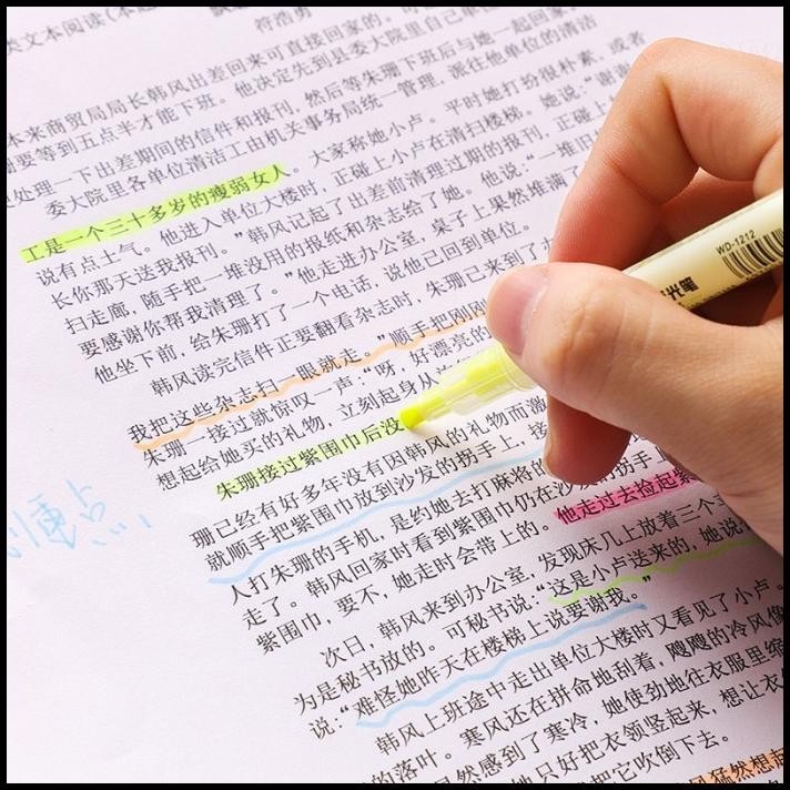 

HOT DEAL HIGHLIGHTER HIGHLIGHT DUAL TIP ALAT TULIS 6 WARNA !!!!!!