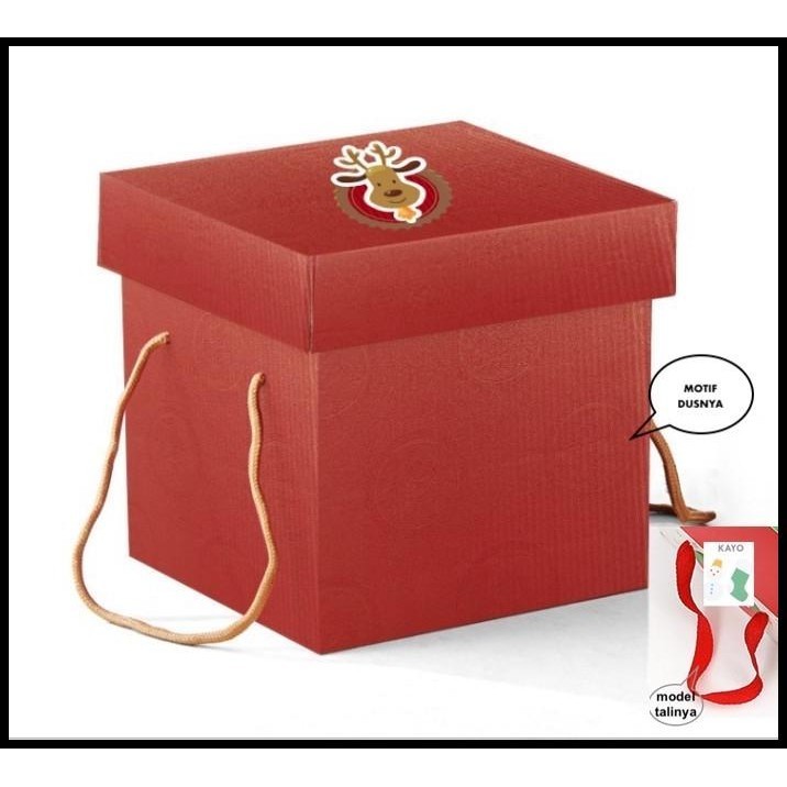 

TERMURAH KOTAK KADO NATAL 21CM , BOX GIFT FOR CHRISTMAS KOTAK NATAL ZAKKA