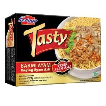 

TERBARU MIE SEDAP TASTY RASA BAKMIE AYAM MIE INSTAN [ 129GR /12 BOX /1KARTON ] !!!!!