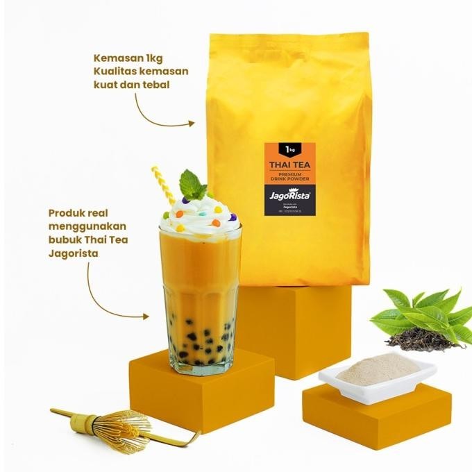 

TERBARU PREMIUM GOLD THAI TEA ( BUBUK MINUMAN / BUBBLE DRINK POWDER ) !!!!!