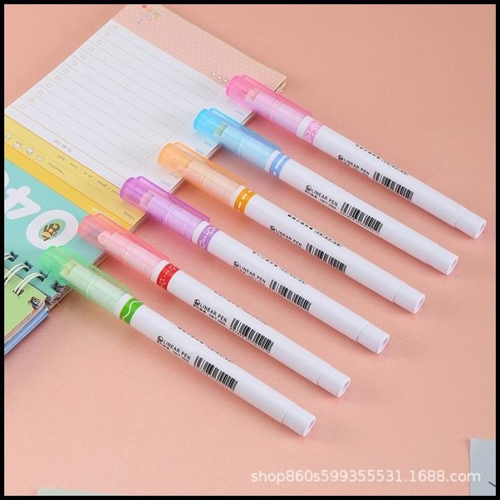 

DISKON DOS SPIDOL GARIS AESTHETIC PEN WARNA WARNI MOTIF LUCU 1 SET 6 PCS !!!!!!
