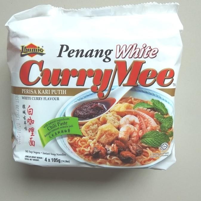 

TERBARU IBUMIE CURRY MEE PENANG PUTIH 4X 105G PRODUK TERLARIS !!!!!
