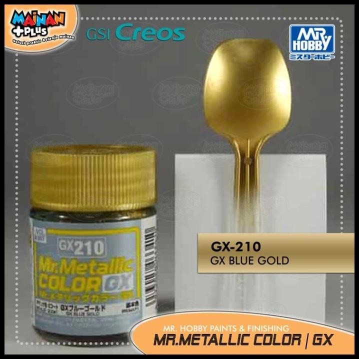 DISKON MR METALLIC COLOR GX GX210 BLUE GOLD GX-210 GUNDAM PAINT MODEL KIT