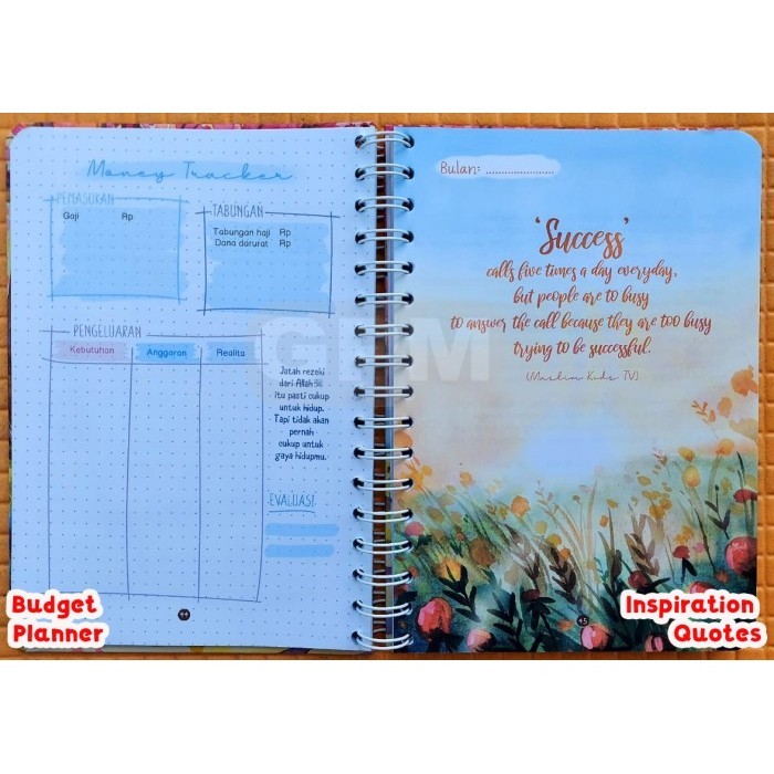 

Buku Agenda Muslimah Twin Planner 2.0 Beli 1 Dapat 5