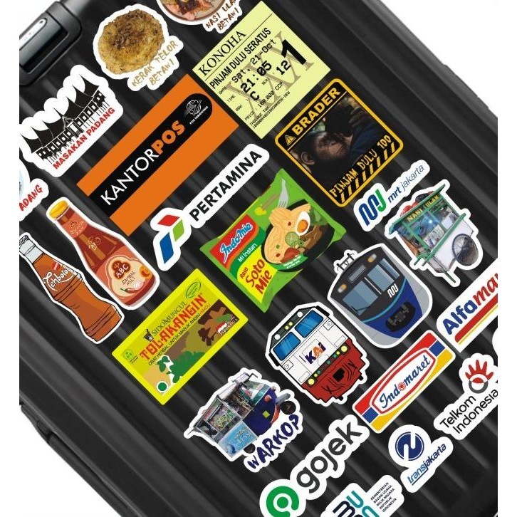 

indonesia cultural sticker / indonesia heritage sticker / jakarta