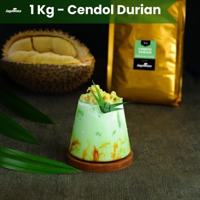 

TERBARU 1 KG JAGORISTA - CENDOL DURIAN - PREMIUM BUBBLE DRINK POWDER !!!!!
