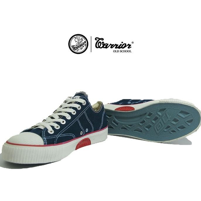 Sepatu Warrior Classic Low / Sepatu Warrior Pendek Black Original Original