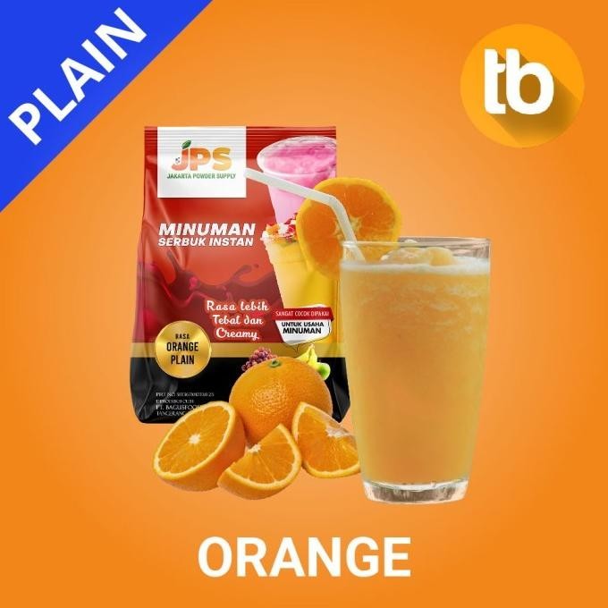 

BIG SALE JPS BUBUK ORANGE / JERUK PLAIN (BUBUK MINUMAN DAN MAKANAN) !!!!!