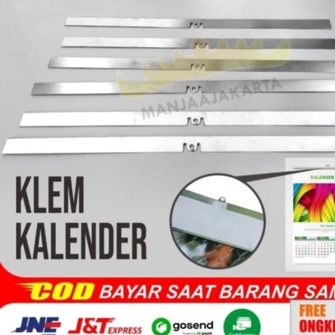 

Klep Seng Kalender 37 Cm Jepit Kaleng Kalender Kualitas Premium