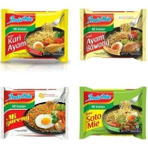 

BIG SALE INDOMIE 1 DUS CAMPUR 4 RASA ISI 40PCS/ INDOMIE MIE INSTANT 4 VARIAN !!!!!