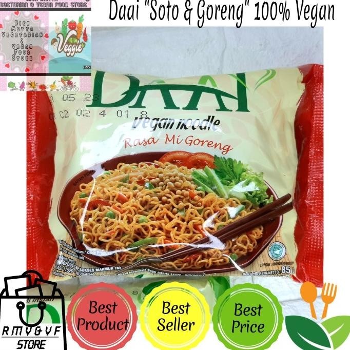 

NEW PRODUK DAAI MIE INSTAN GORENG - SOTO - KARI 1 DUS [ GROSIR ] VEGETARIAN VEGAN !!!!!