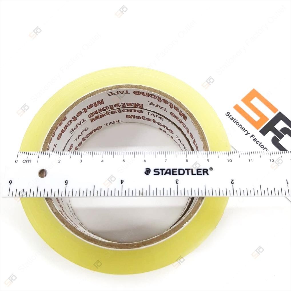 

Lakban Matstone Transparant 24Mm X 65M