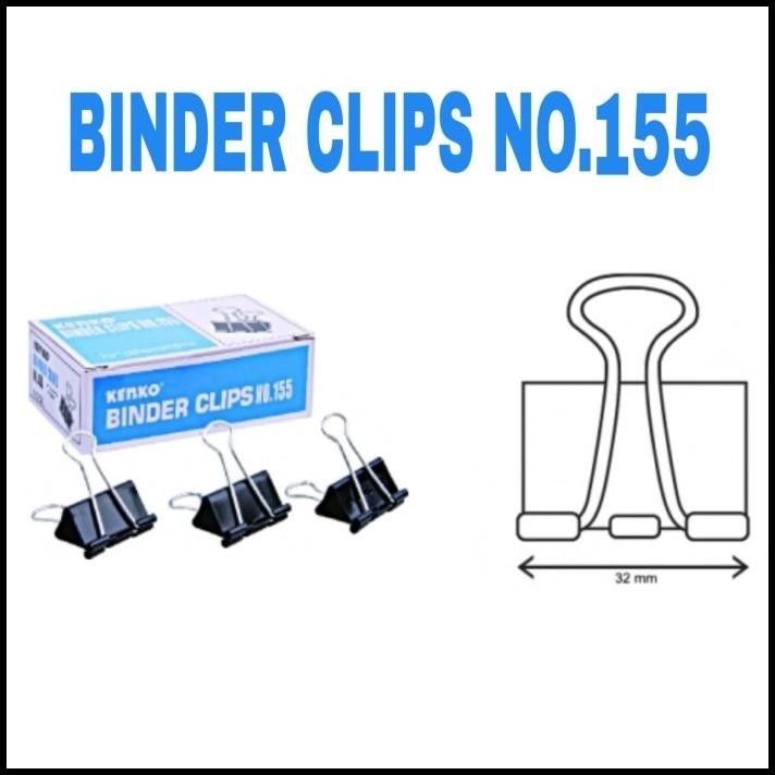 

DISKON BINDER CLIPS NO.155