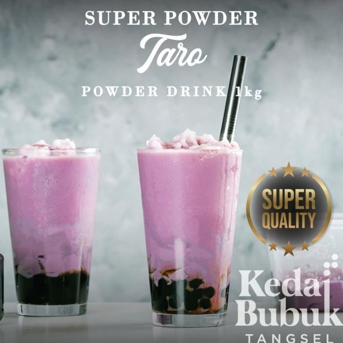 

TERBARU BUBUK MINUMAN SUPER POWDER TARO BUBBLE DRINK POWDER DRINK 1KG !!!!!